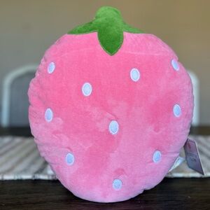 Target NWT Decorative Strawberry Pillow!